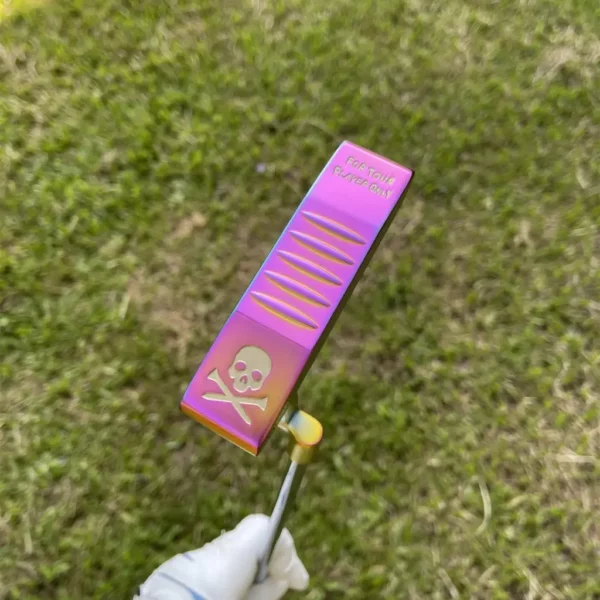 Calong X Skull 304 Steel Golf Putter Black/Rainbow - Image 12